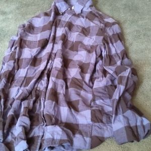 Men's black and blue flannel XLT